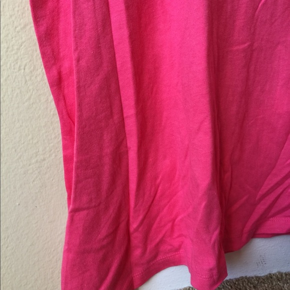 DKNY jeans hot pink short t-shirt - Picture 4 of 7